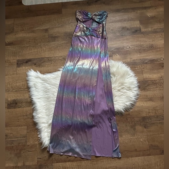 RETROFETE Soleil Dress In Lilac Aurora - Picture 7 of 10